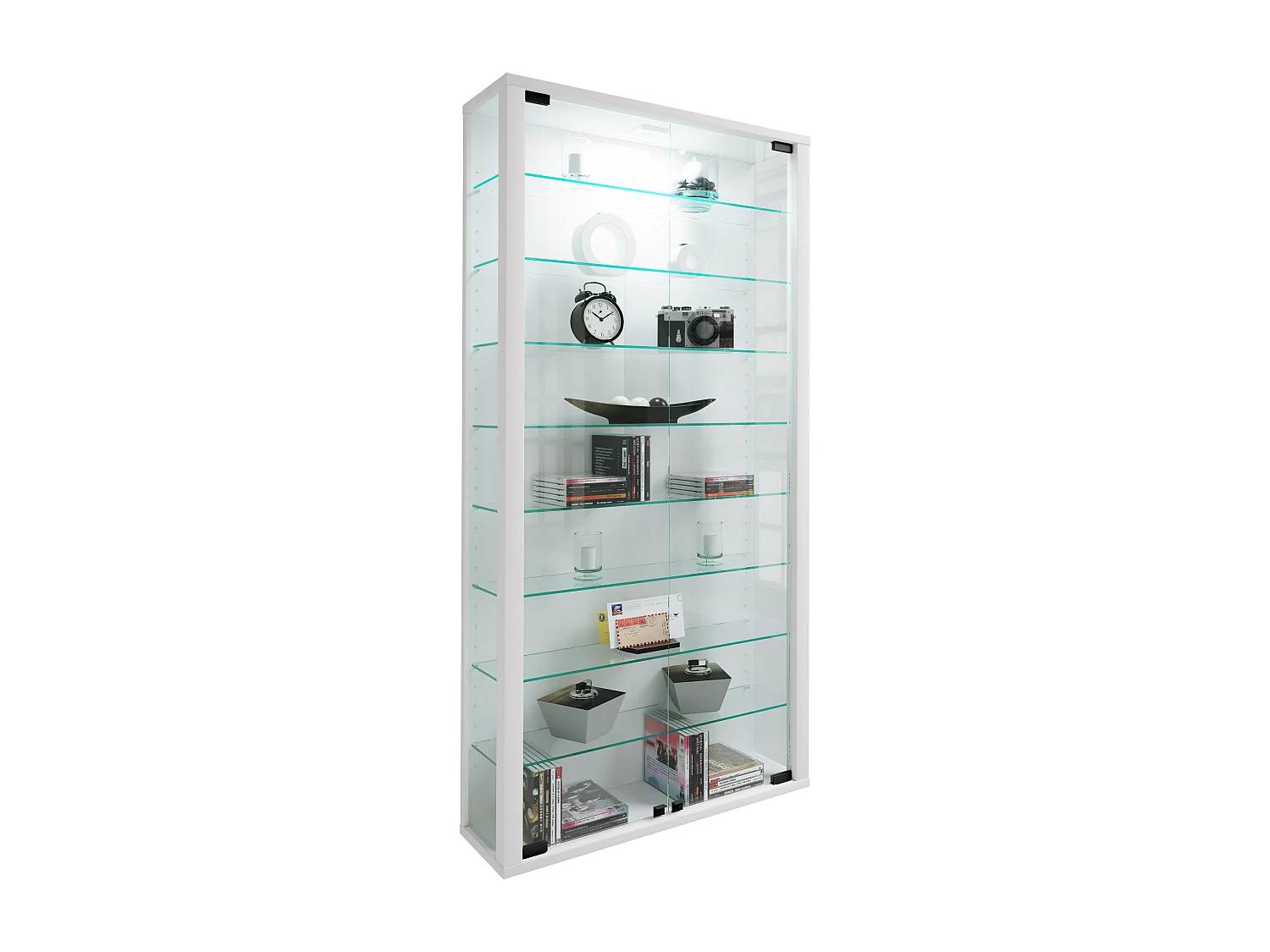 Houten Glas Stand Showcase Lumo Maxi