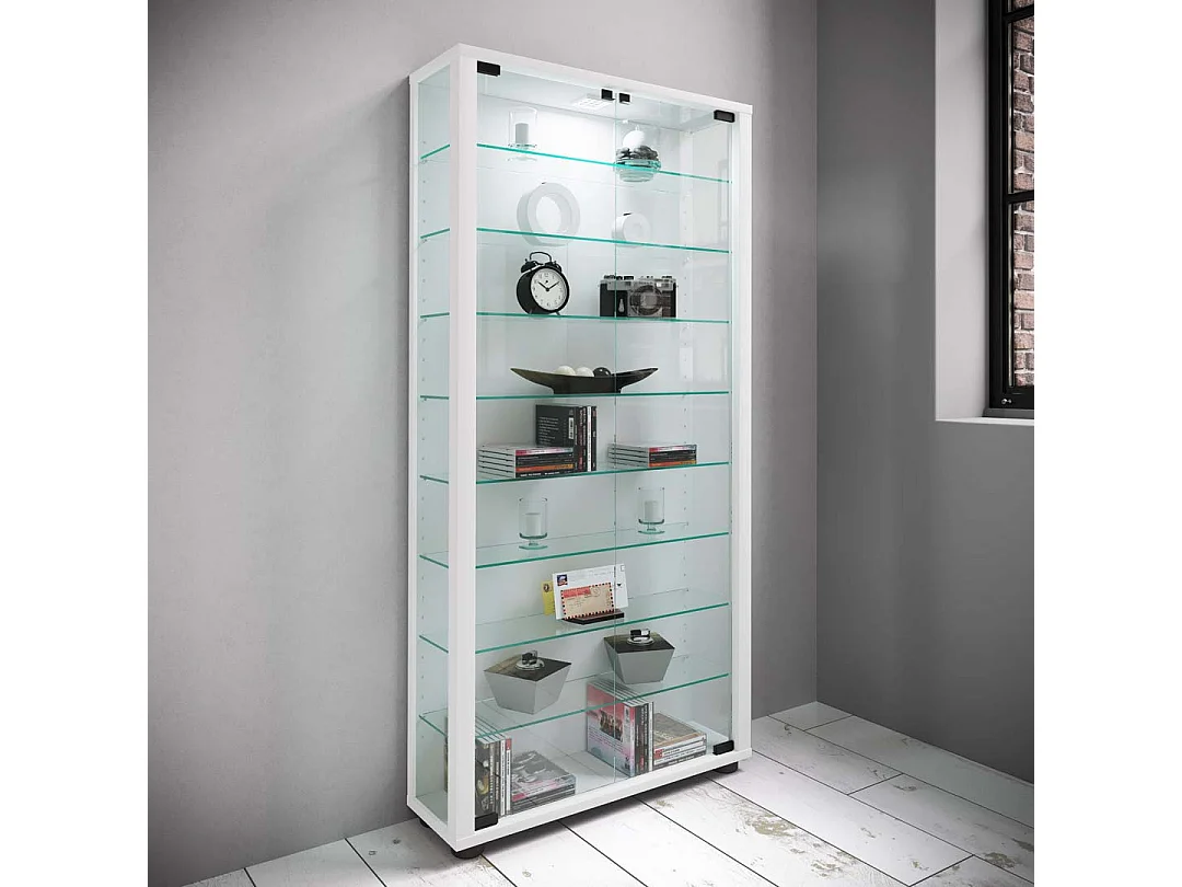 Houten Glas Stand Showcase Lumo Maxi