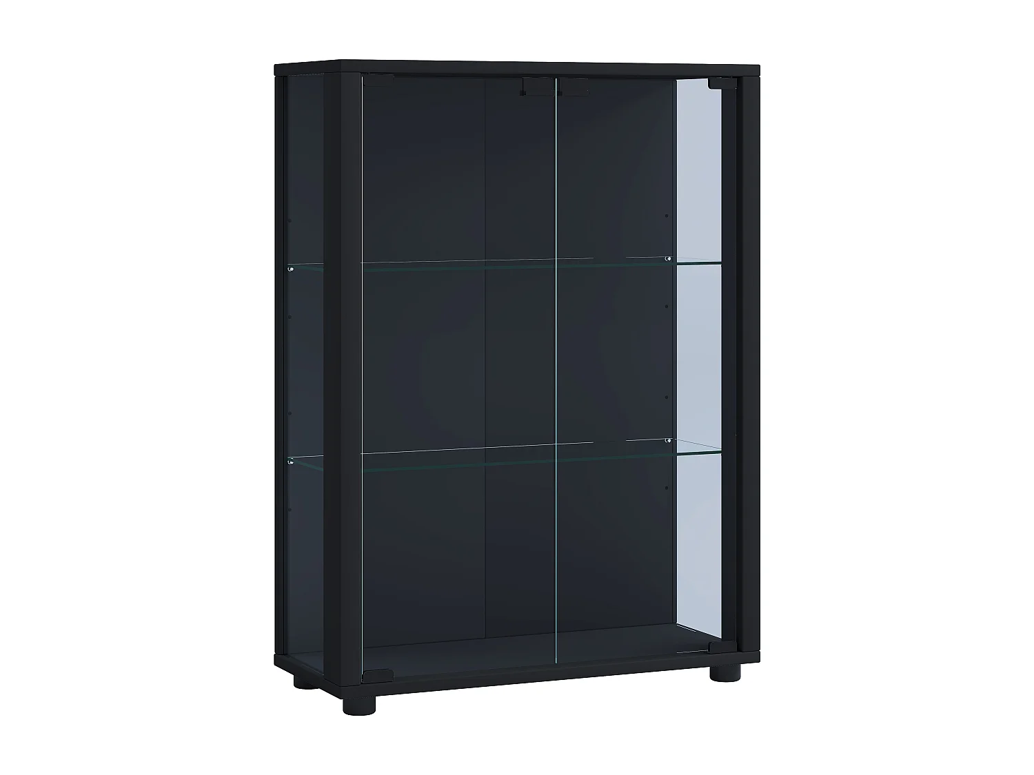 Standing cabinet Sintalo Black H. 80 x W. 60 x D. 25 cm