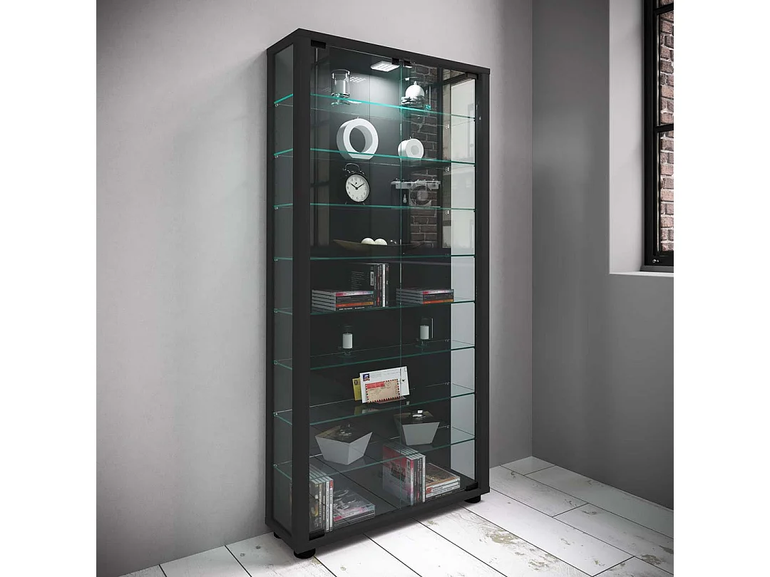 Houten Glas Stand Showcase Lumo Maxi