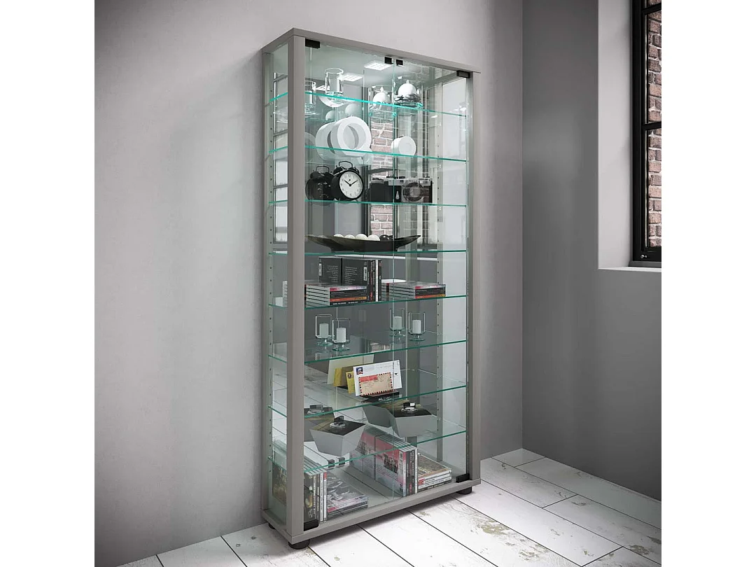 Vetro Stand Showcase Lumo Maxi Specchio