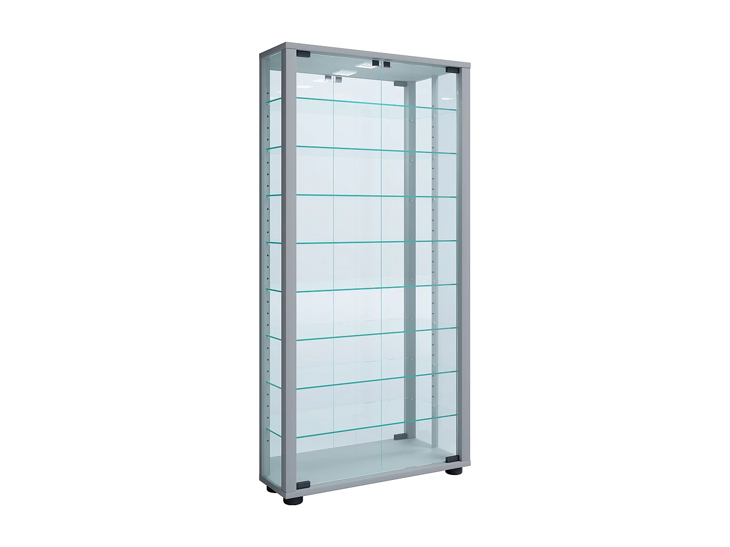 Vetro Stand Showcase Lumo Maxi Specchio