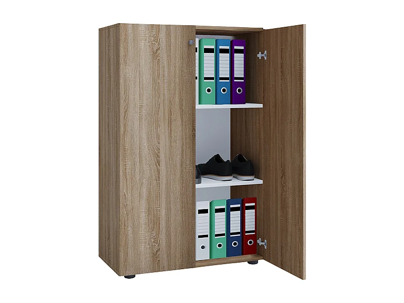 Büroschrank Bücher Ordner Aktenschrank Lona 3fach