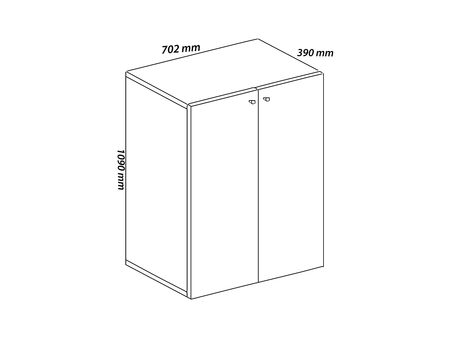 Szafka biurowa Lona 3-krotna