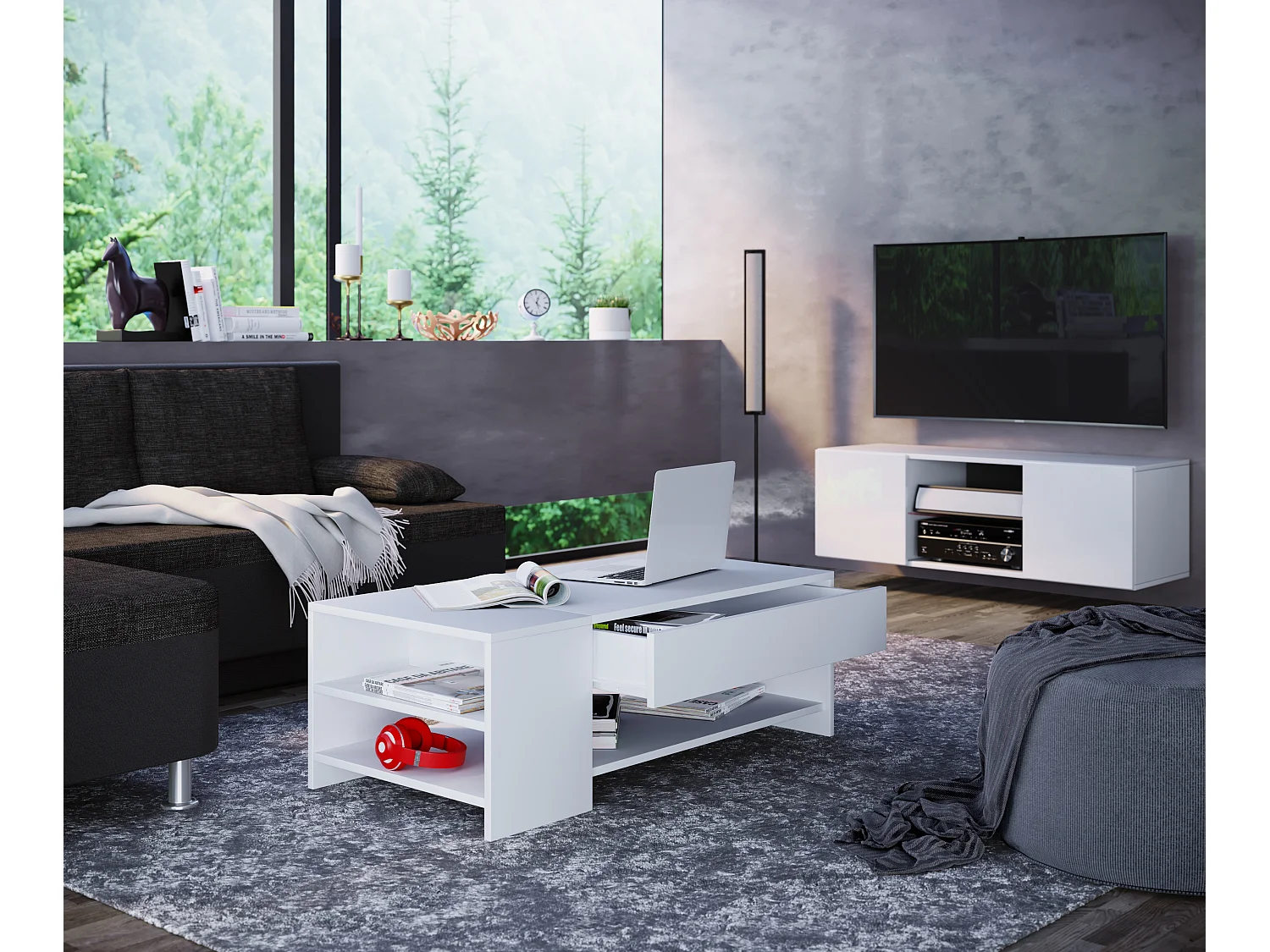 Zachte salontafel lade Tindus