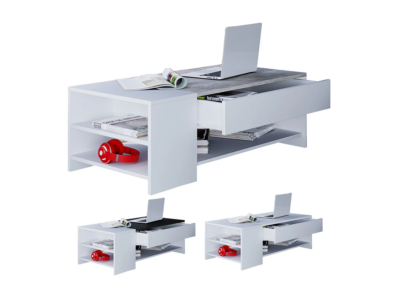 Zachte salontafel lade Tindus