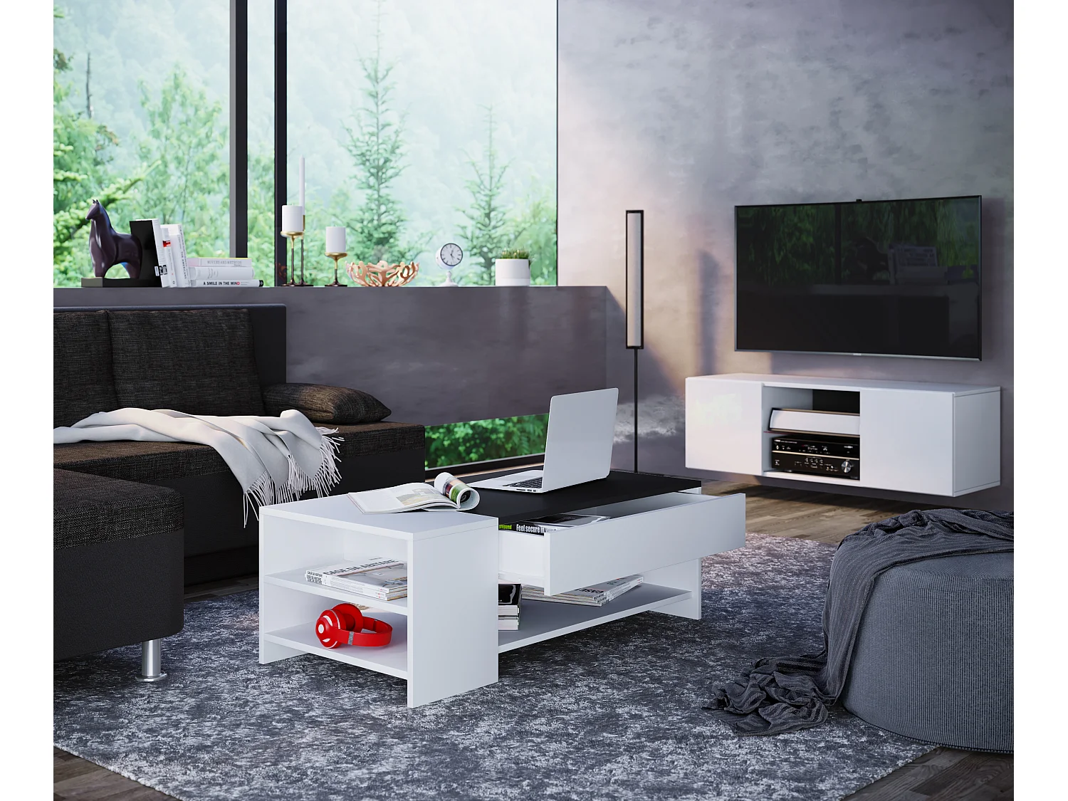 Zachte salontafel lade Tindus