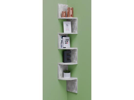 vente unique Étagère murale en bois Deko Étagère d'angle Mintis