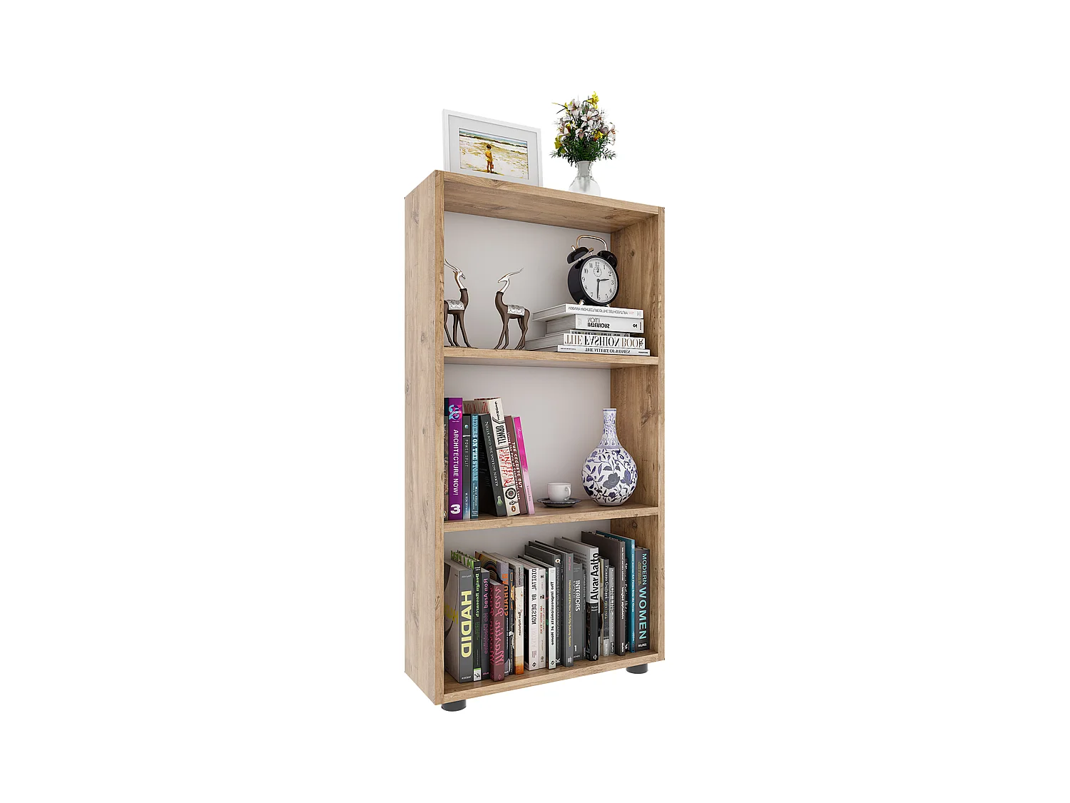 Holz Büro Regal Bücher Ordner Aktenregal Bulas 3f