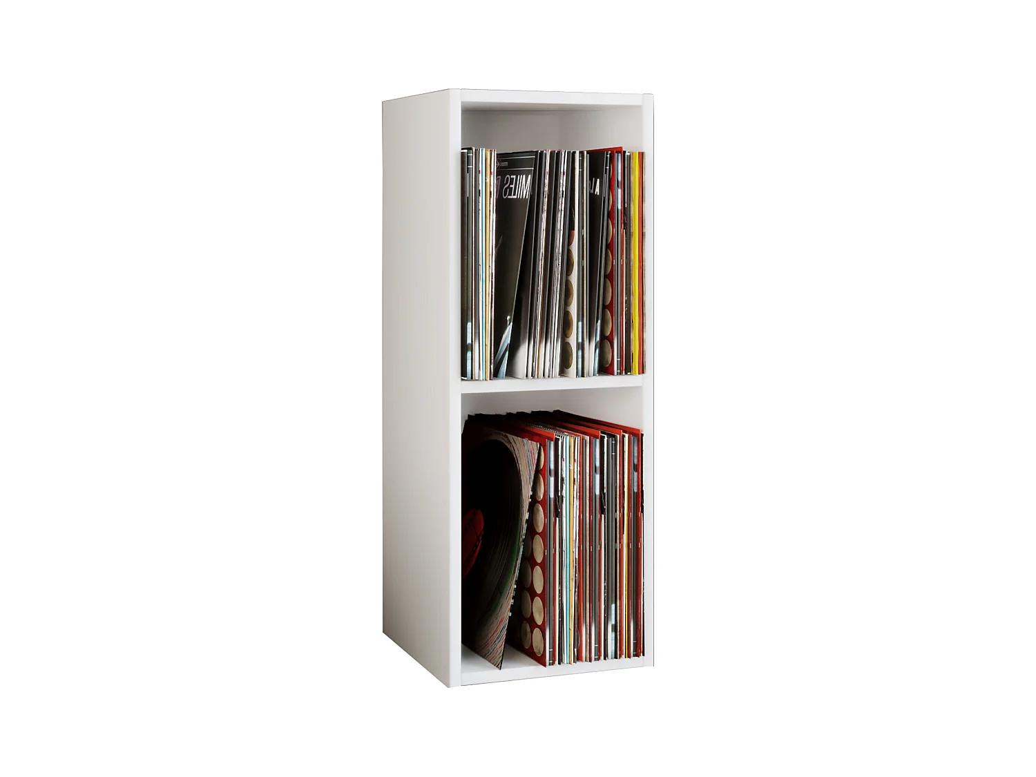 Holz Schallplatten LP Stand Regal Platto 2fach