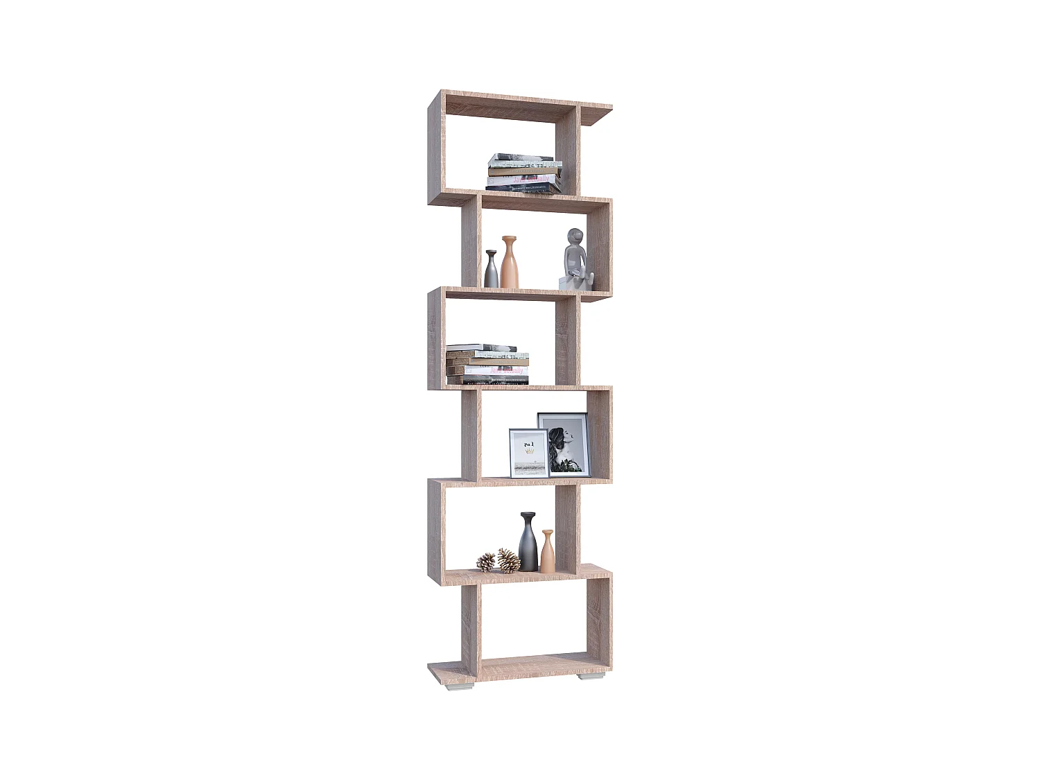 Holz Raumteiler Stand Regal Deko Bücher Palusa L