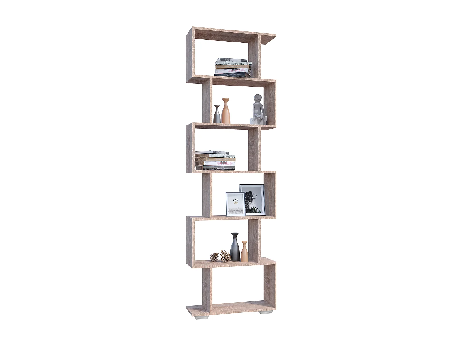 Stand Rack Palusa Sonoma Oak H. 196 x W. 60 x D. 24 cm