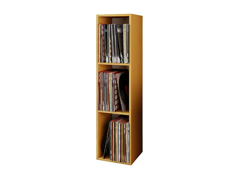 Holz Schallplatten LP Stand Regal Platto 3fach