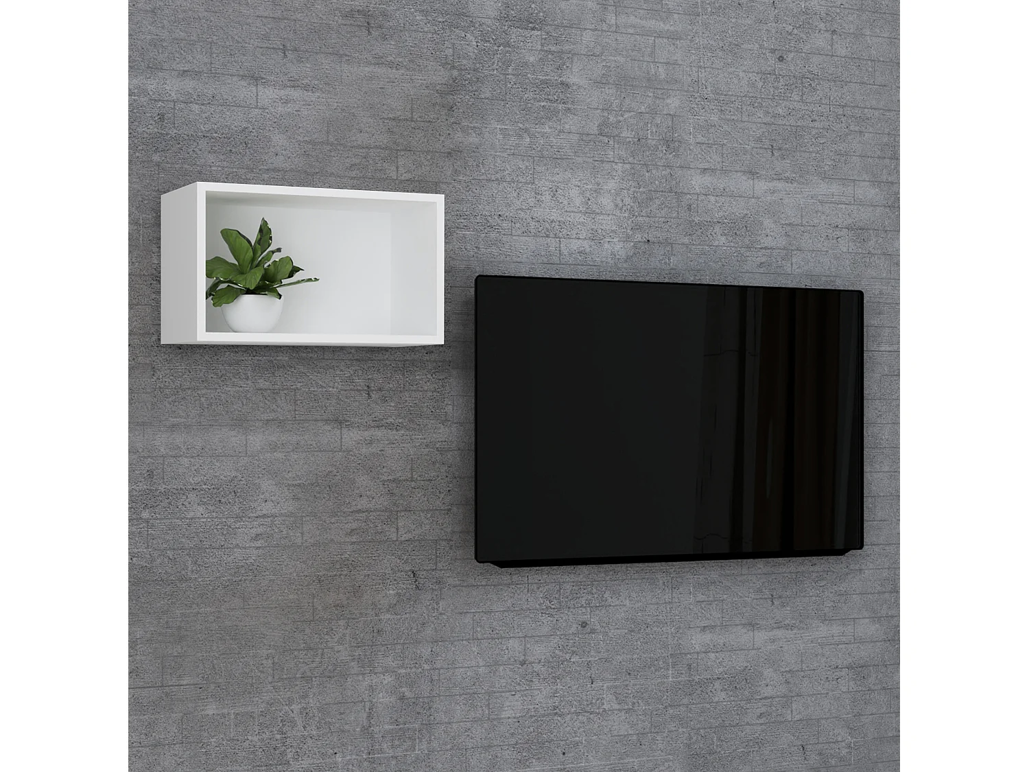 Holz Wandregal Hängeregal Wandboard Regal Arila S