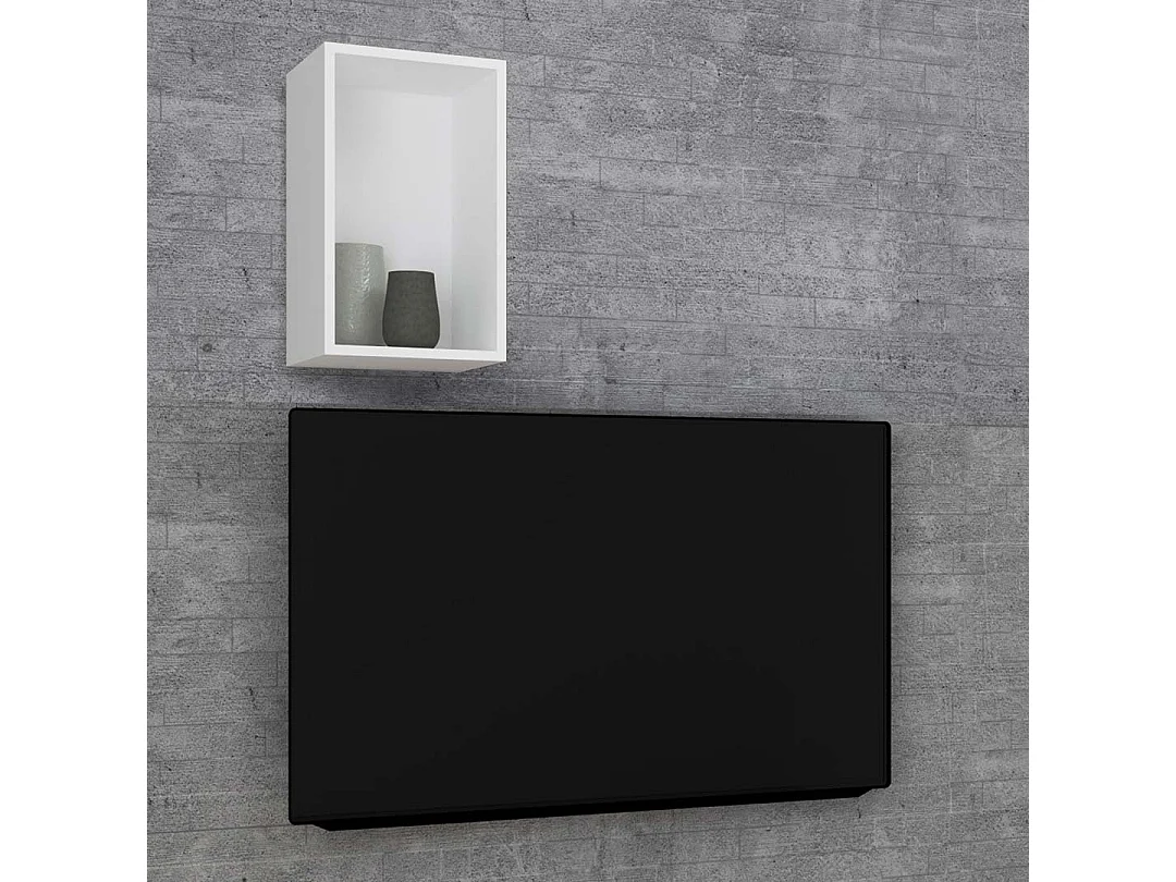 Wall Rack Arila White H. 30 x W. 50 x D. 28 cm