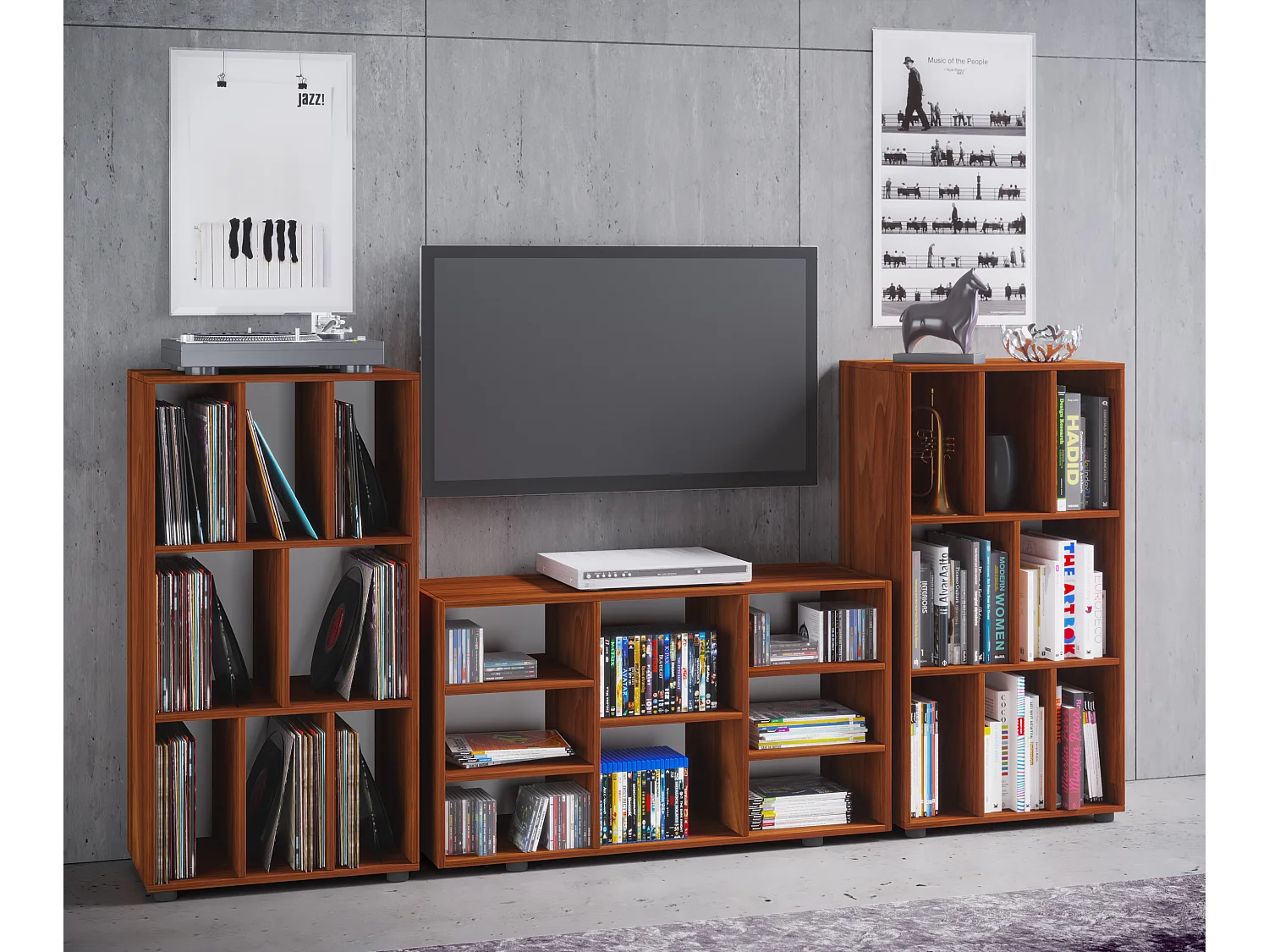 Chest of drawers & sideboards Woltino Nuts H. 120 x W. 60 x D. 40 cm