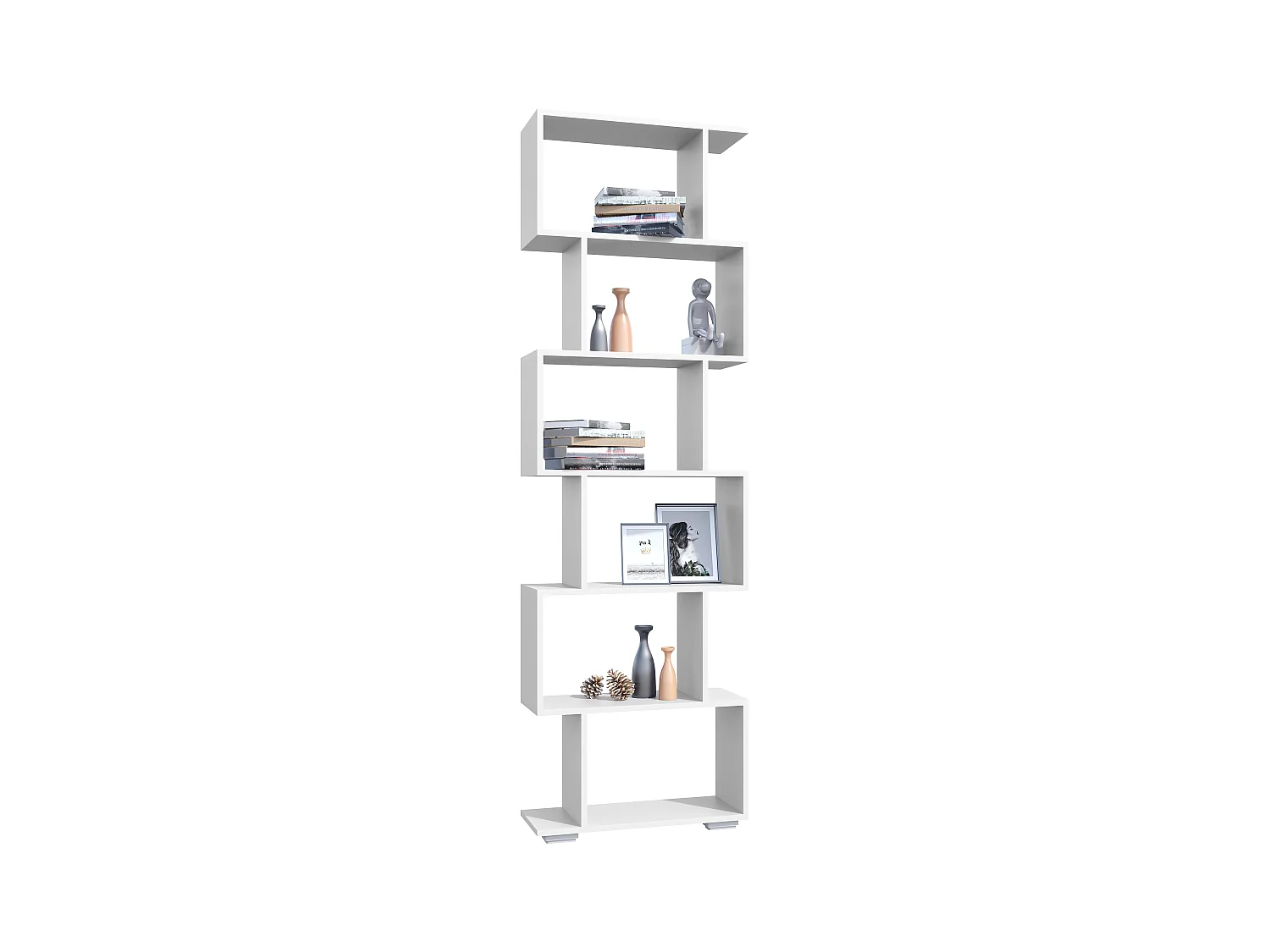 Holz Raumteiler Stand Regal Deko Bücher Palusa L