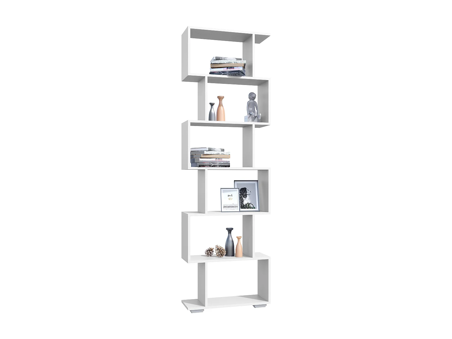 Stand Rack Palusa White H. 196 x W. 60 x D. 24 cm