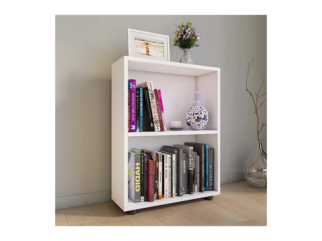 Prateleira e estante de escritório Bulas Branco A. 72 x L. 55 x P. 20 cm