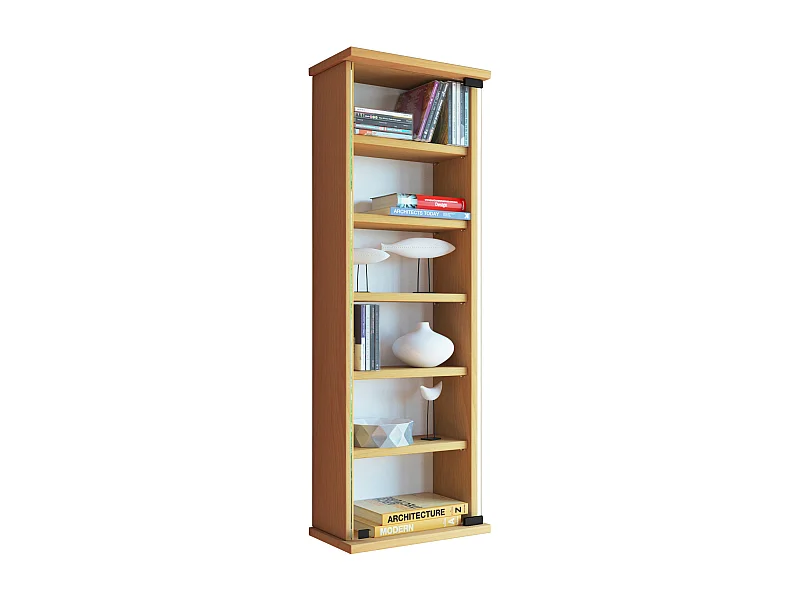 CD / DVD Media Shelf Lona Book H. 92 x W. 31 x D. 18 cm