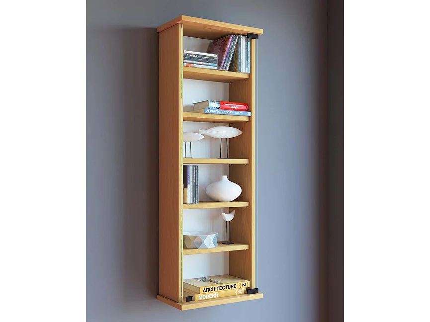 CD / DVD Media Shelf Lona Book H. 92 x W. 31 x D. 18 cm