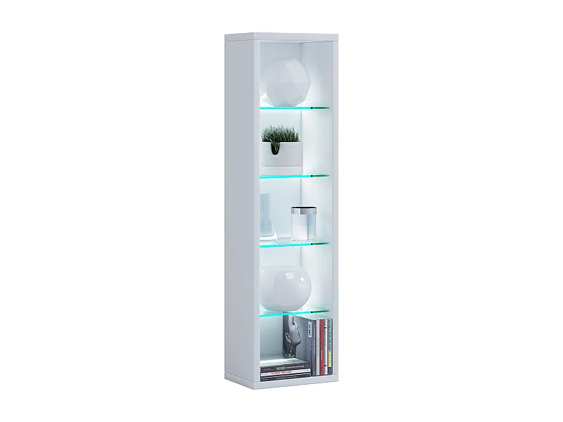 Wall Rack Rasato White H. 77 x W. 21 x D. 14 cm