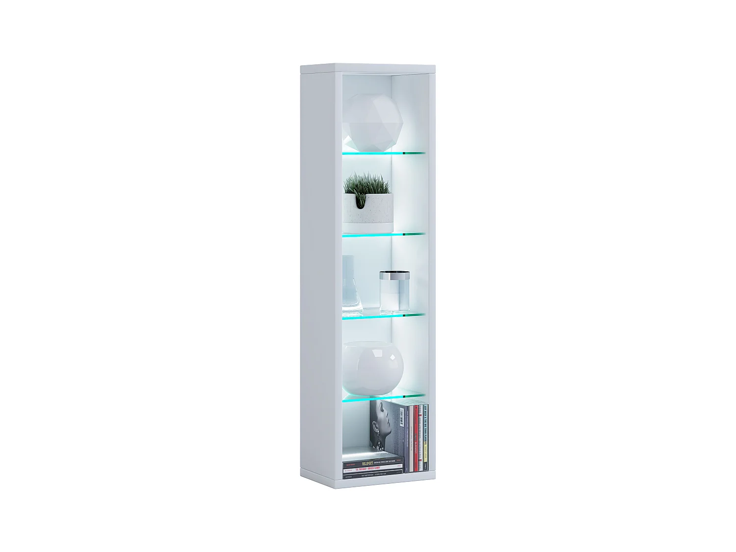 Wall Rack Rasato White H. 77 x W. 21 x D. 14 cm