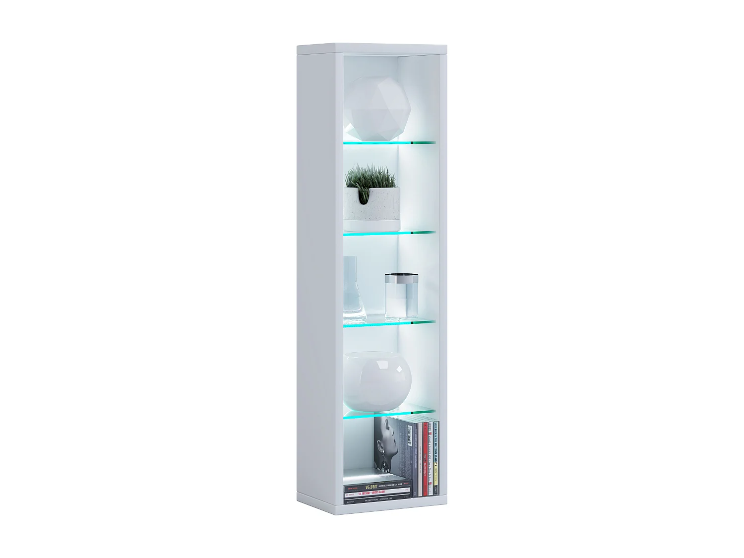 Wall Rack Rasato White H. 77 x W. 21 x D. 14 cm