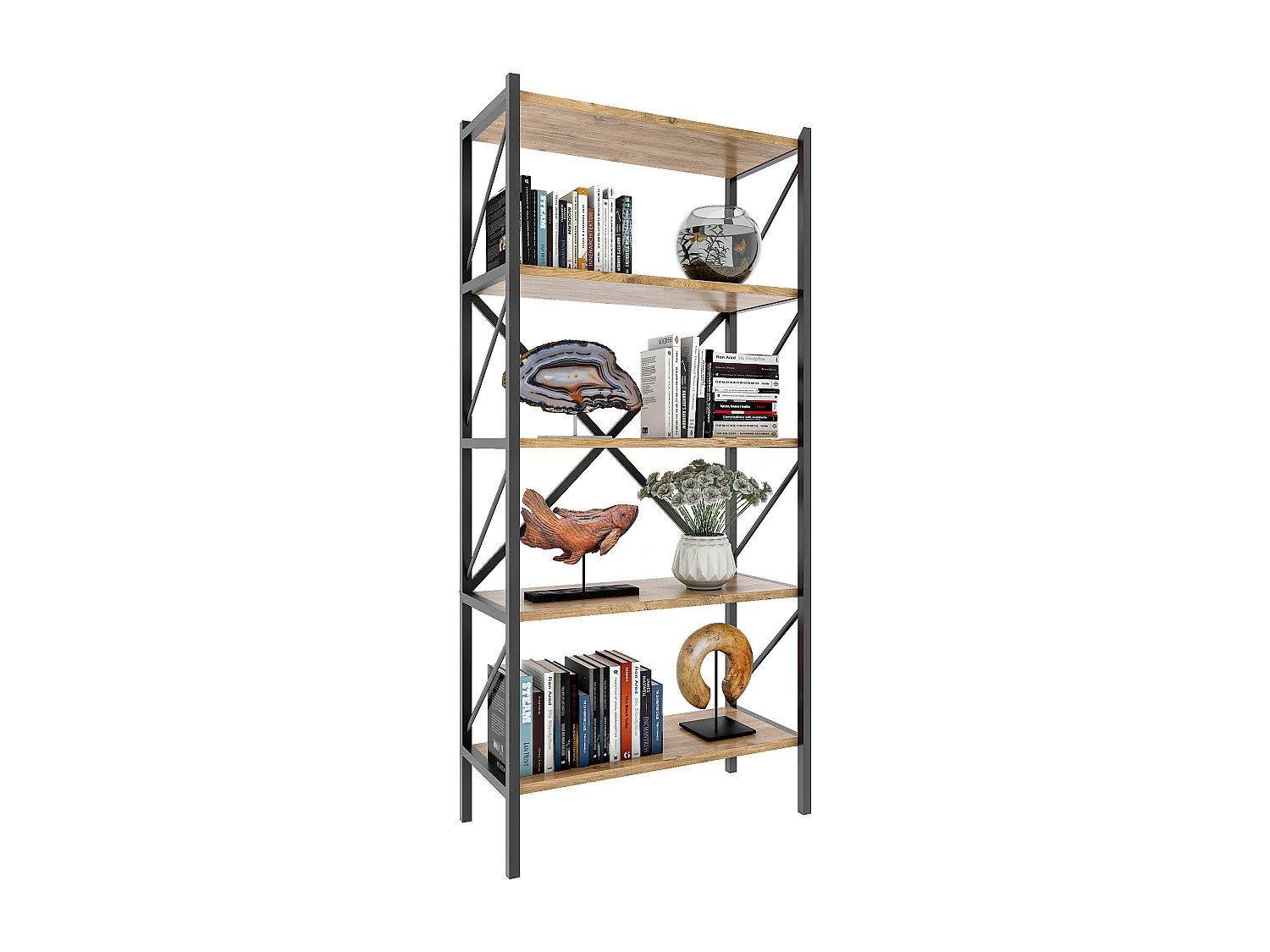 Metalen Stand Plank Boeken Insasi 5x
