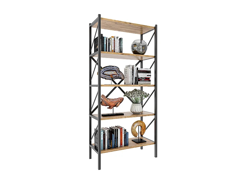 Metal Stand Shelf Książki Insasi 5-krotnie