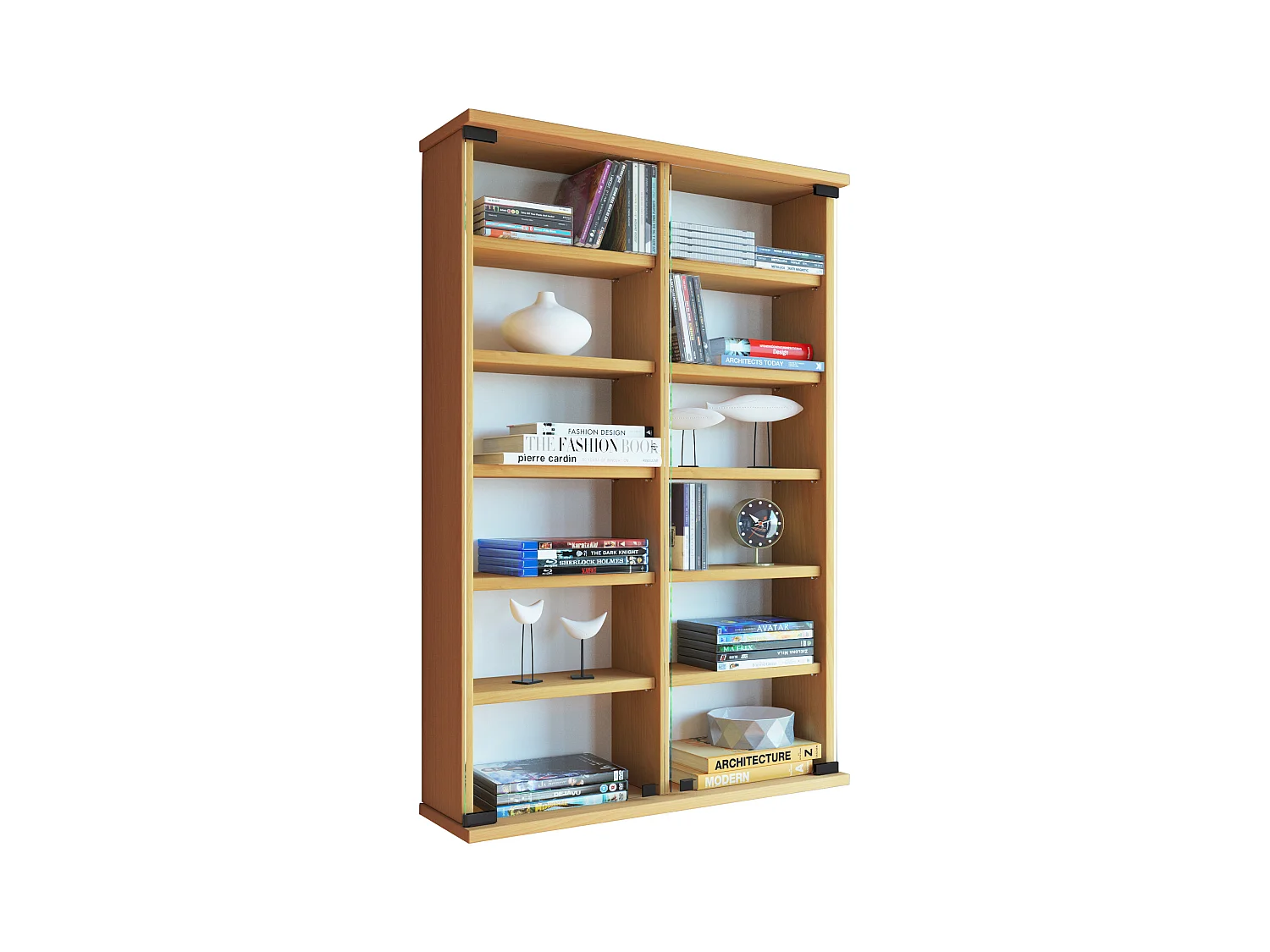 CD / DVD Media Shelf Lona Book H. 92 x W. 60 x D. 18 cm
