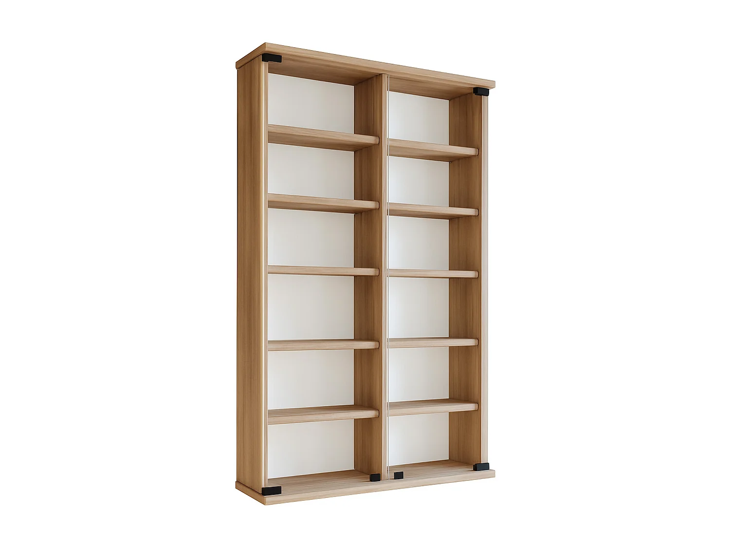 CD / DVD Media Shelf Lona Sonoma oak (Sägerau) H. 92 x W. 60 x D. 18 cm