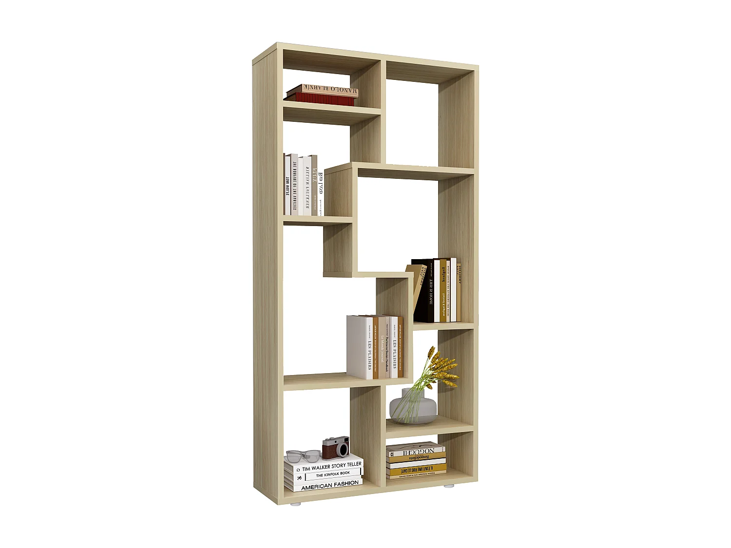 Stand Rack Lanisa Honey oak H. 116 x W. 58 x D. 20 cm