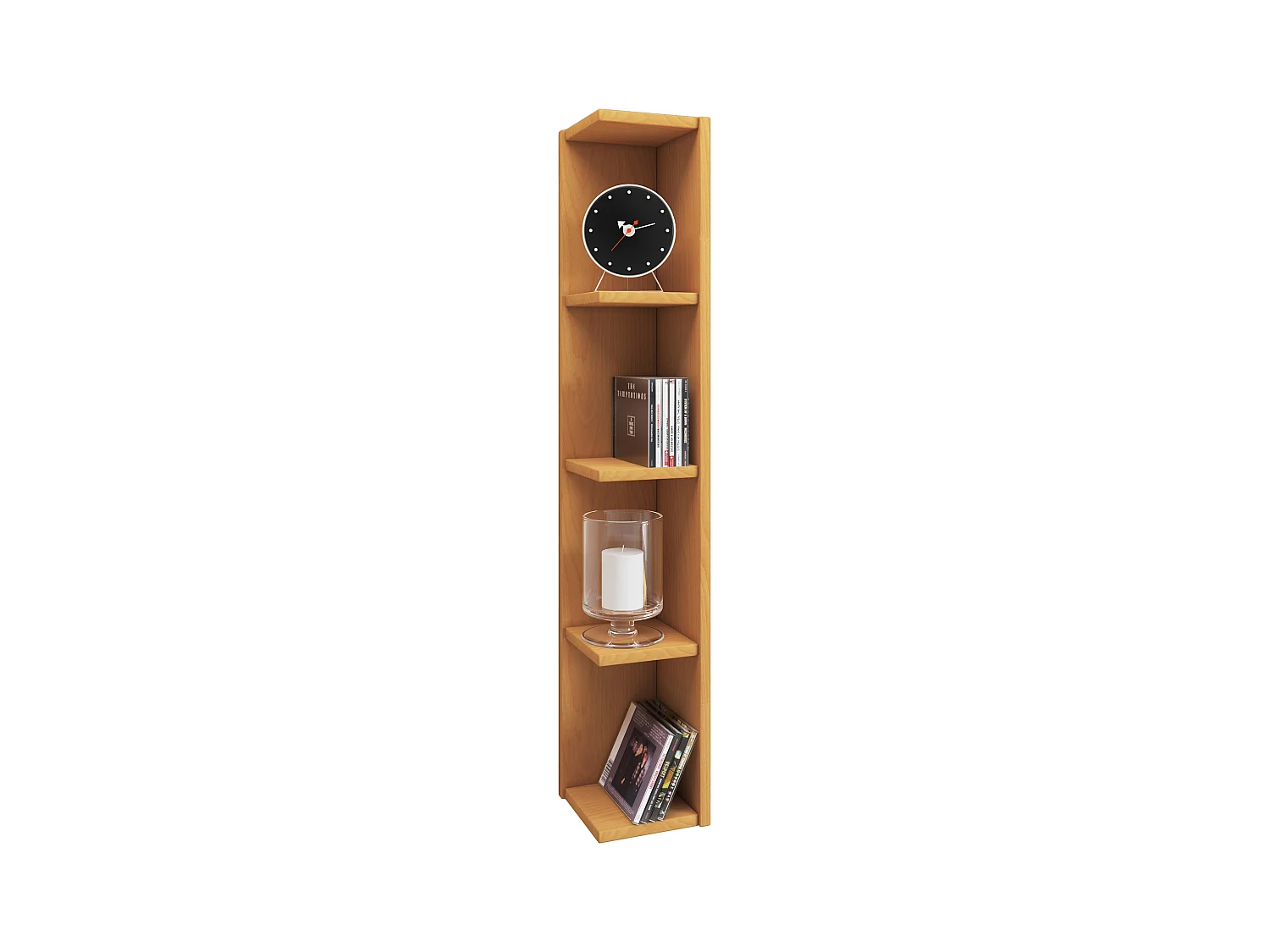 Holz Stand Regal Aufbewahrung Deko Eckregal Honsa