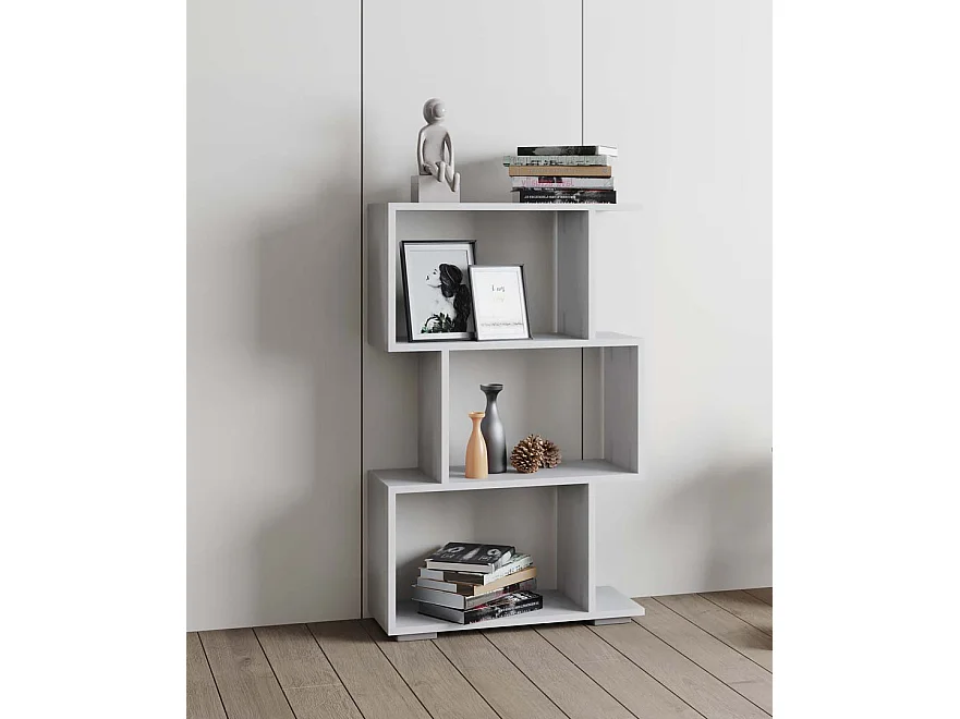 Stand Rack Palusa White H. 97 x W. 60 x D. 24 cm
