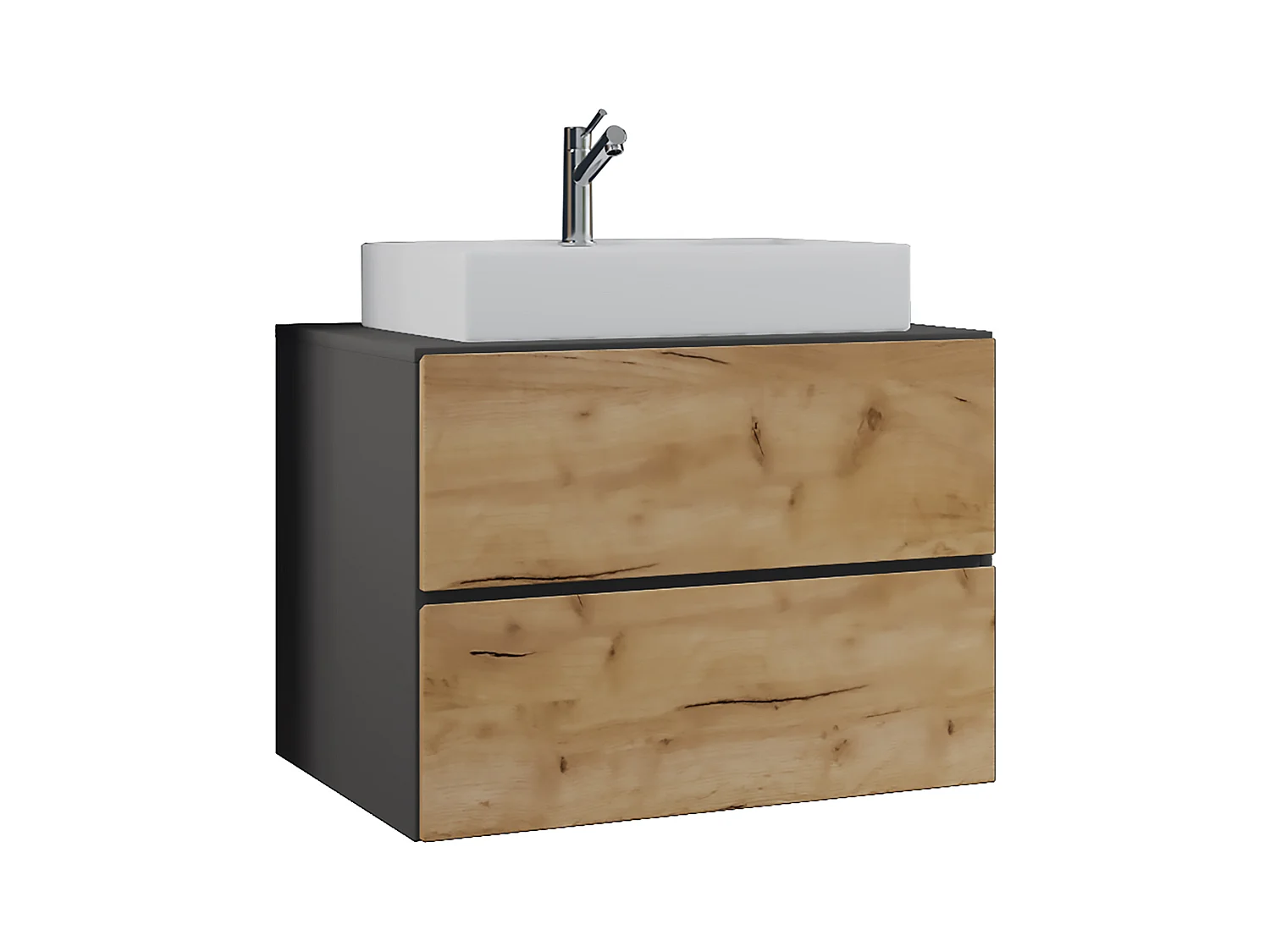 2-tlg. Waschplatz Waschtisch Lendas S Schublade