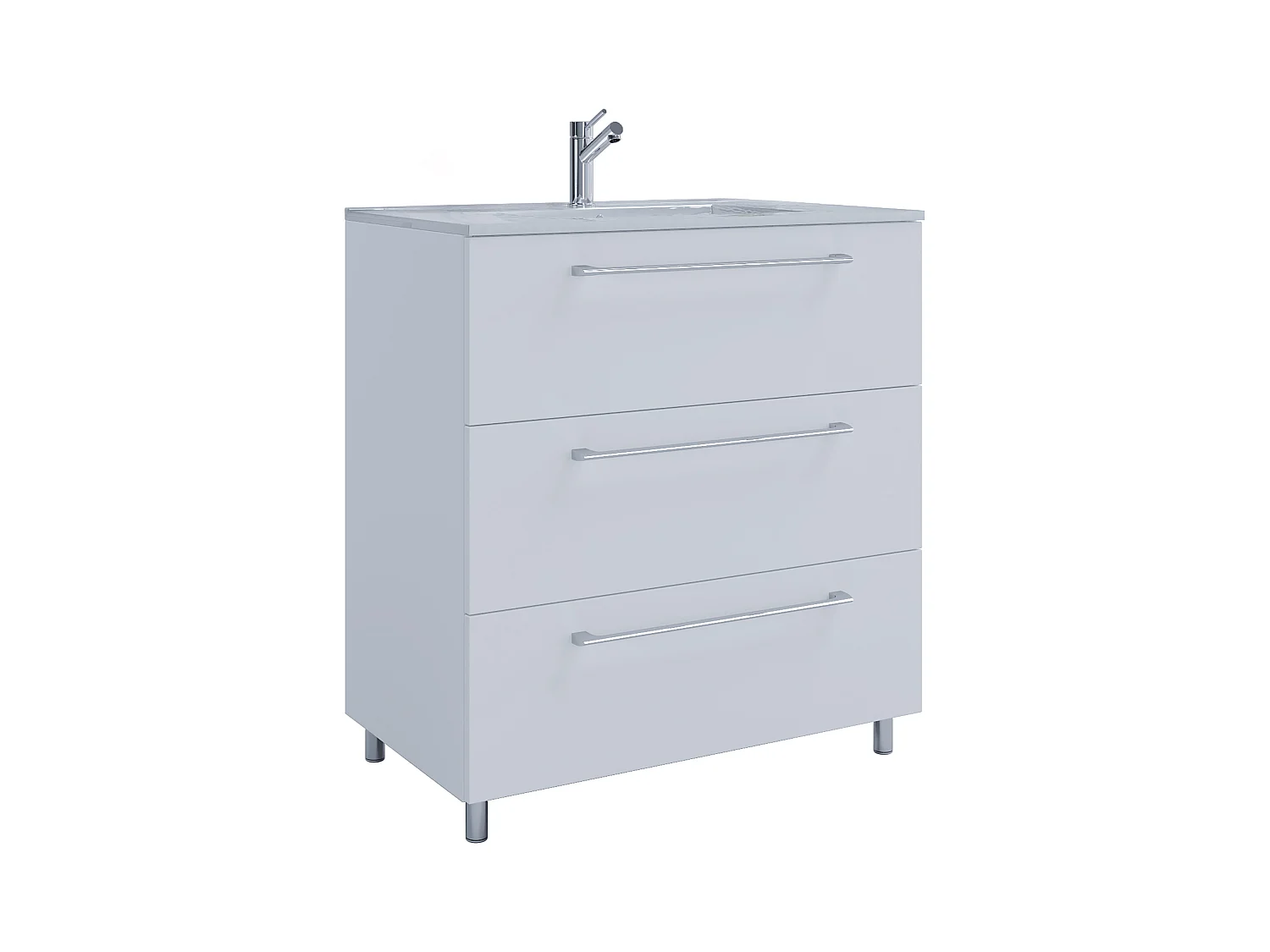 2 stuks wastafel Badinos 3