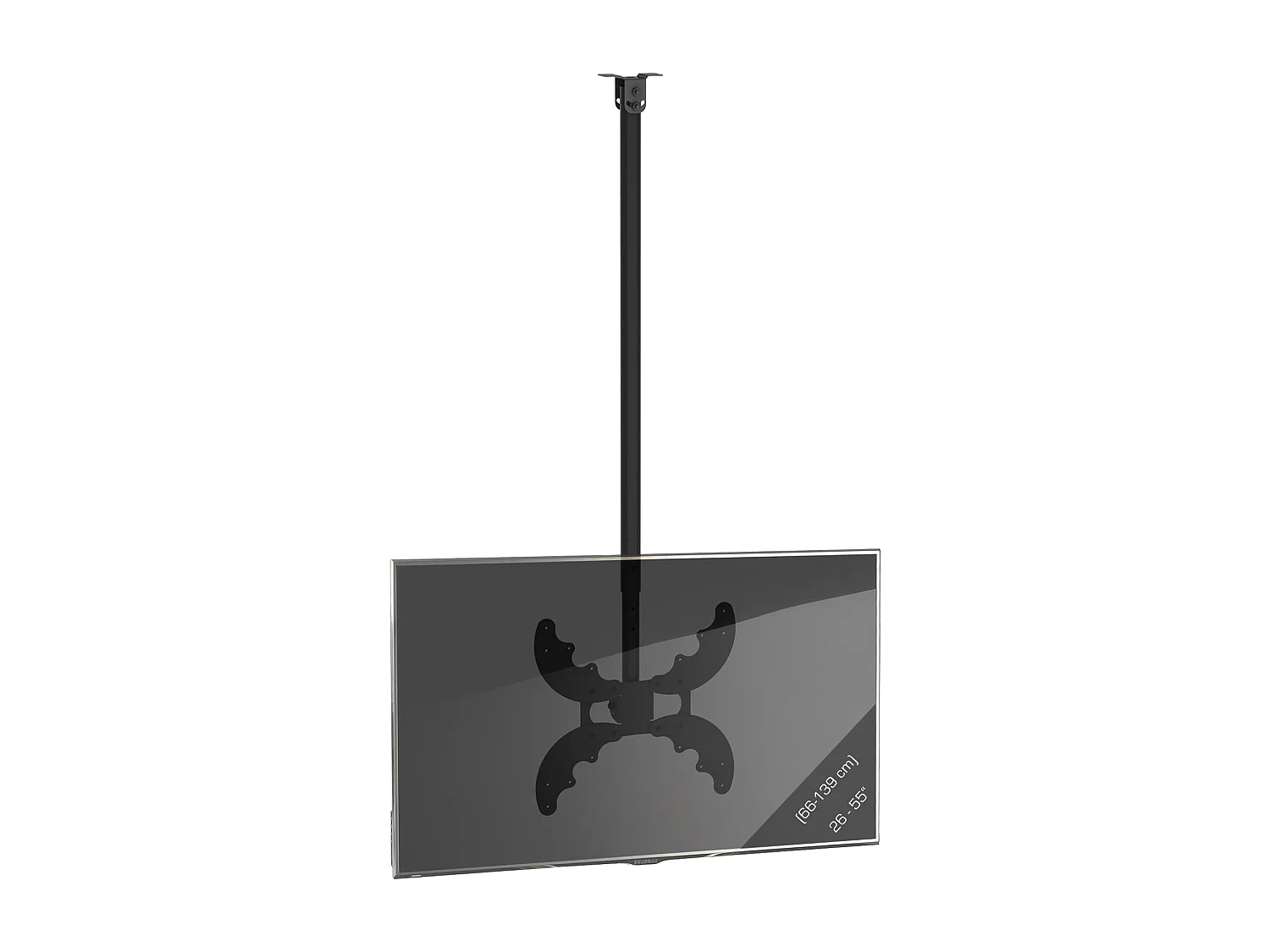 TV ceiling mount B-DX Black H. 110 x W. 40 x D. 15 cm
