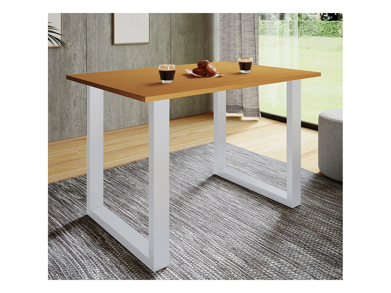 Premium Esstisch Küchentisch Xona U 110x80