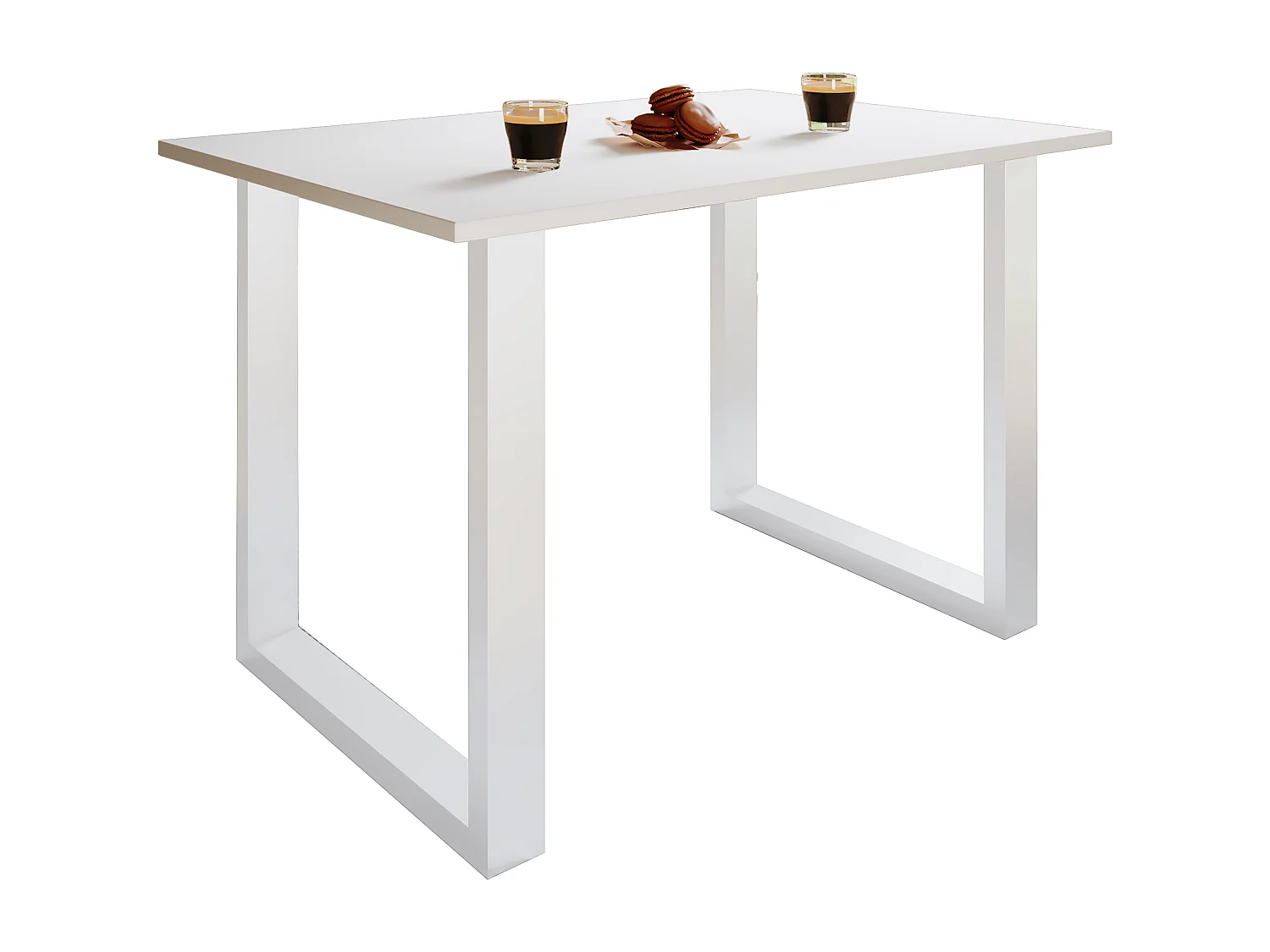 Dining table Xona White / White H. 76 x W. 110 x D. 50 cm