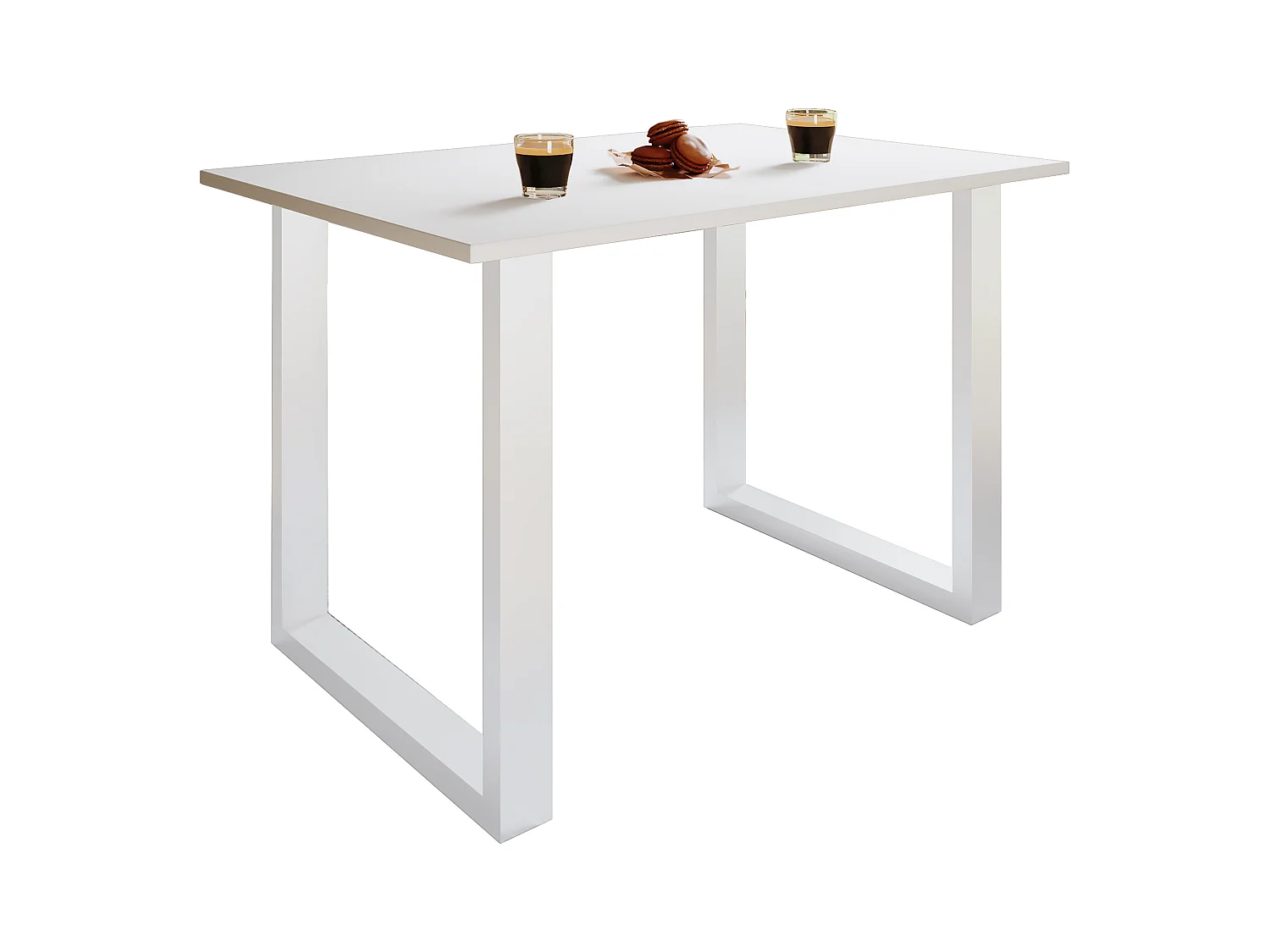 Dining table Xona White / White H. 76 x W. 110 x D. 50 cm