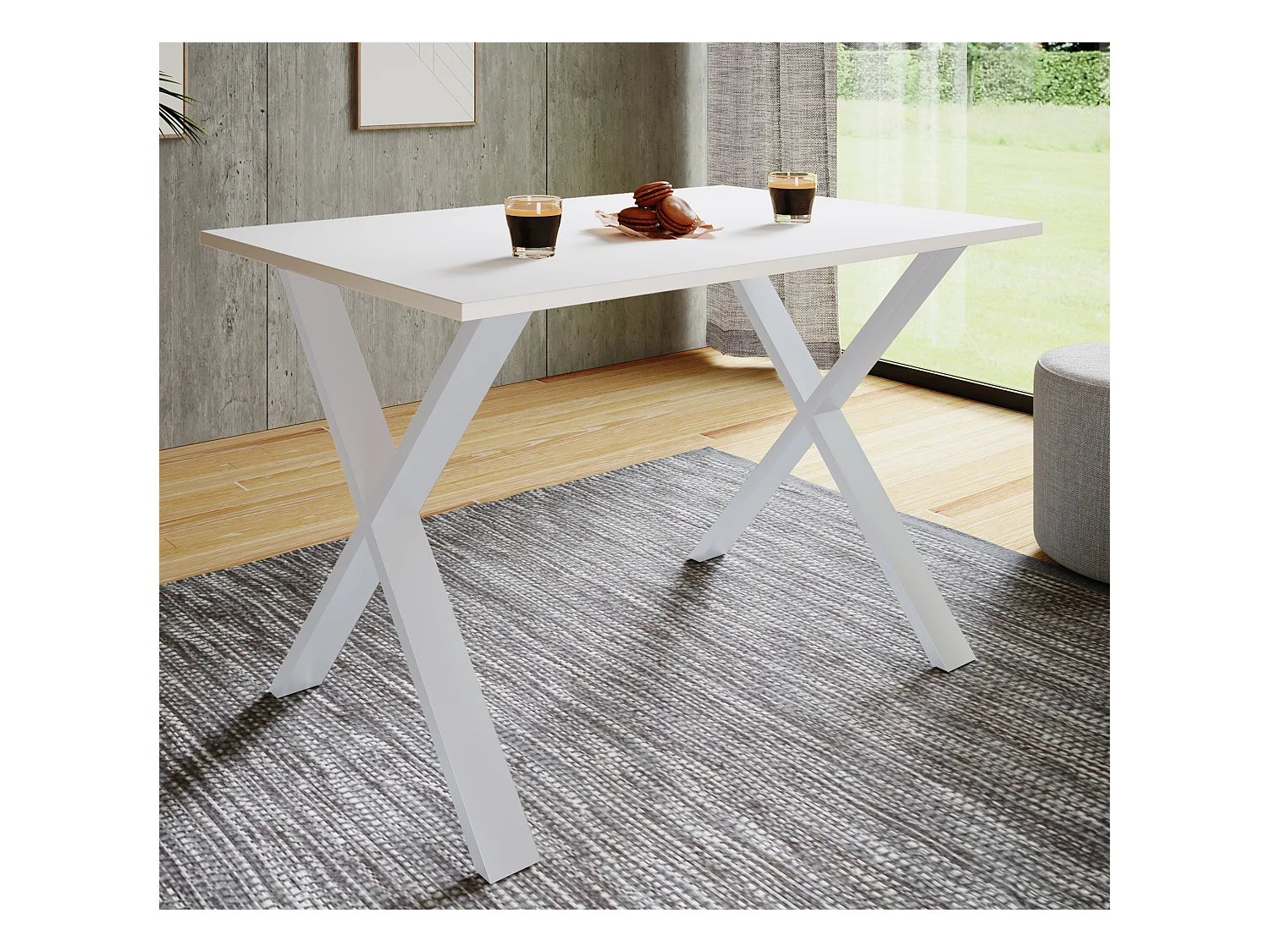 Premium Holz Esstisch Küchentisch Xona X 140x80