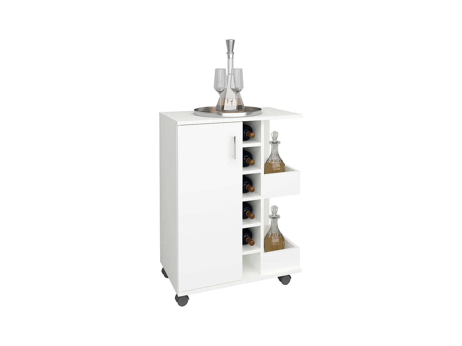 Carrello da cucina Carrello di servizio Rolls Esilo M