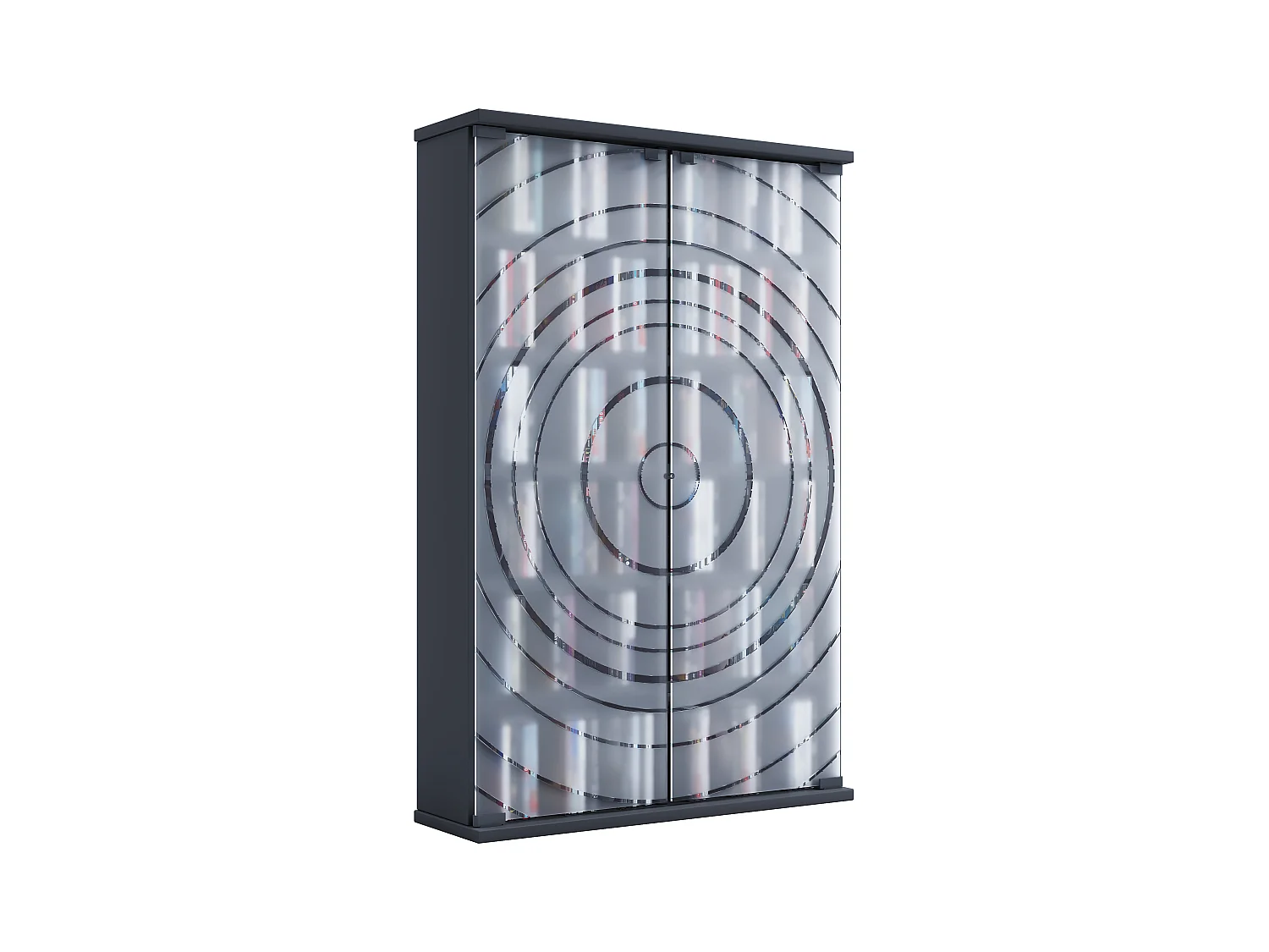 Legno CD DVD Stand Regal Porta di Vetro Tilano L