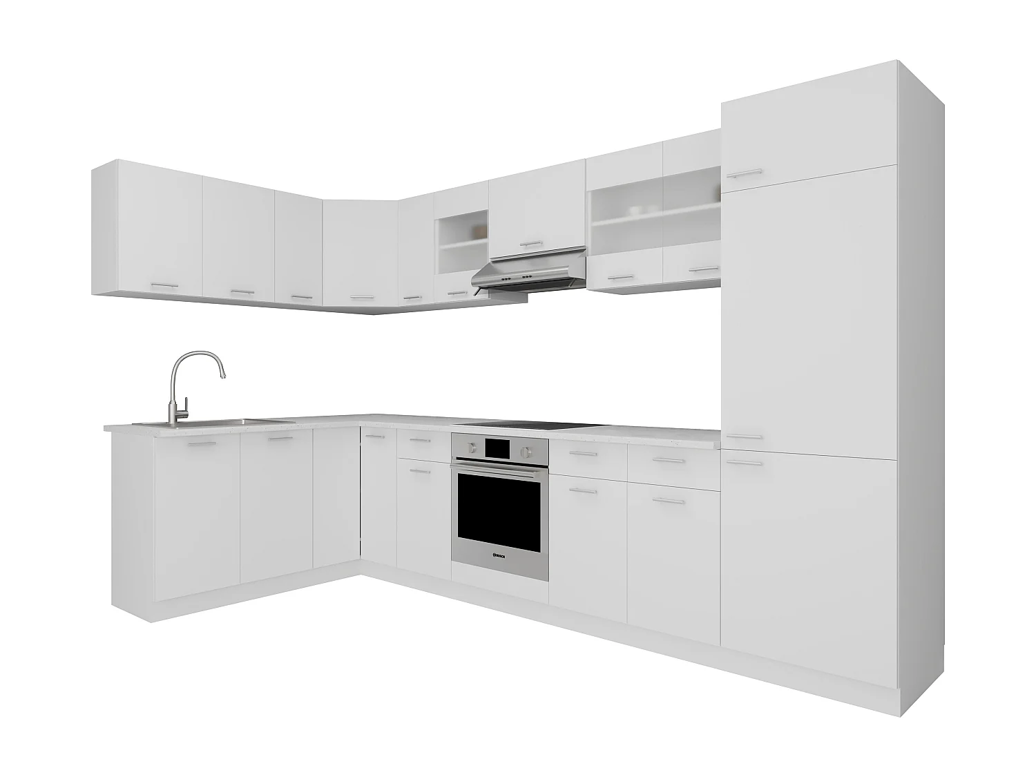 Kitchenette Esilo H. 207 x L. 505 x J. 60 cm Wit