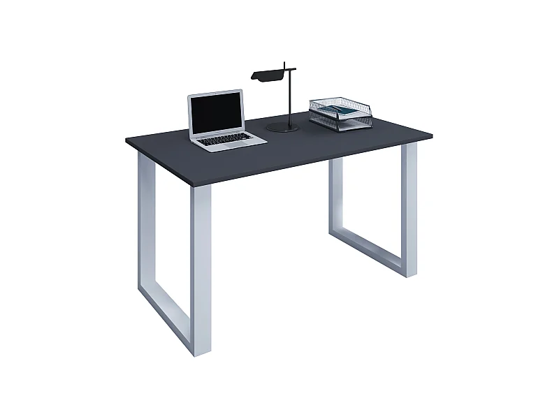 Desk Lona Silver / Anthracite H. 76 x W. 80 x D. 50 cm