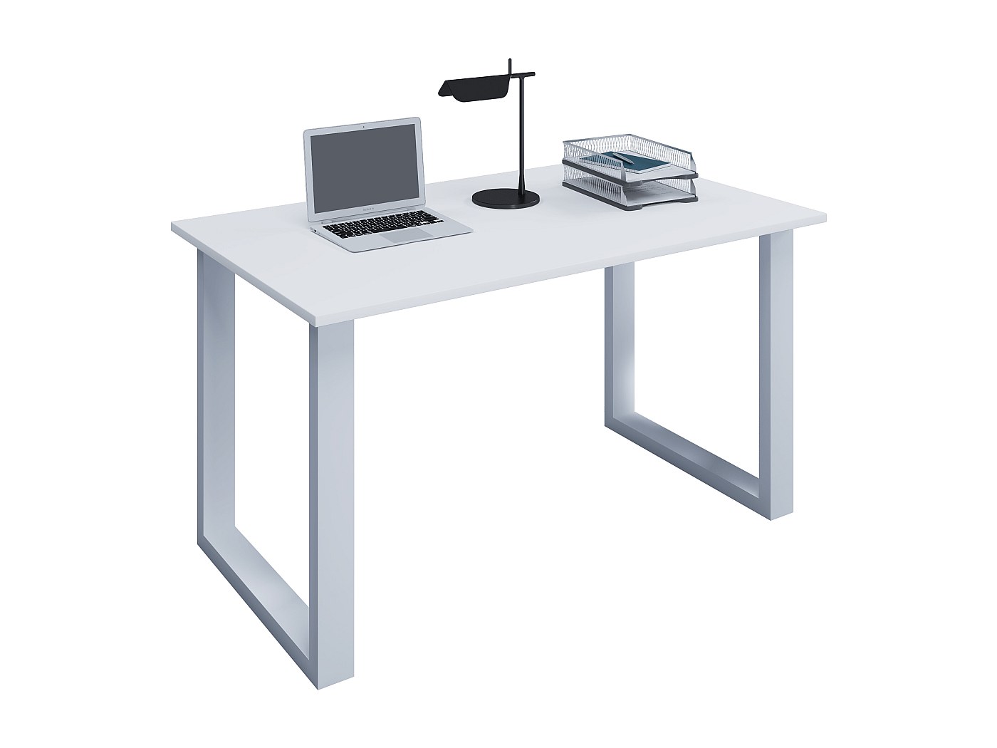 bureau vicco nils blanc table de bureau table de travail