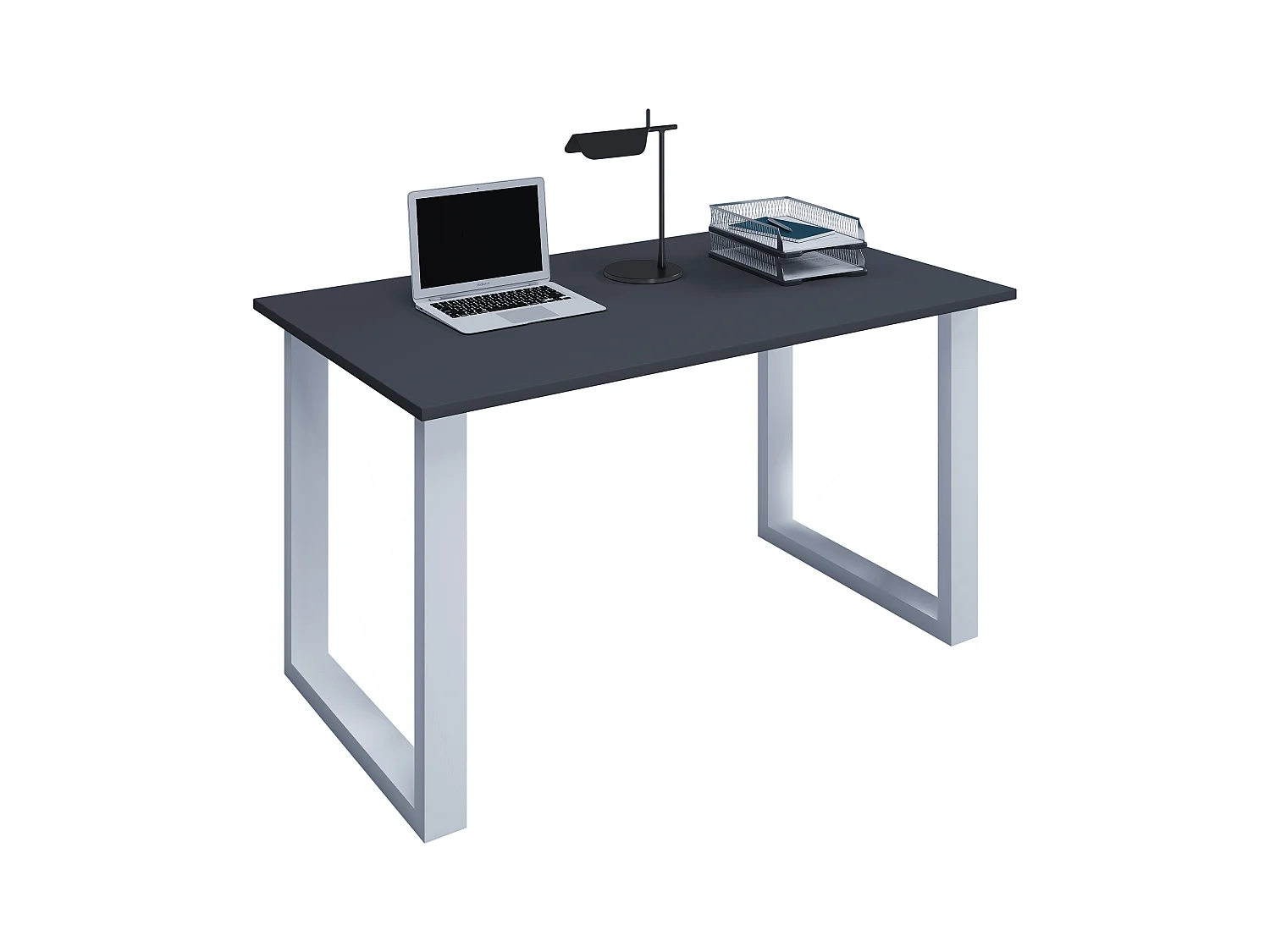 Desk Lona Silver / Anthracite H. 76 x W. 110 x D. 50 cm