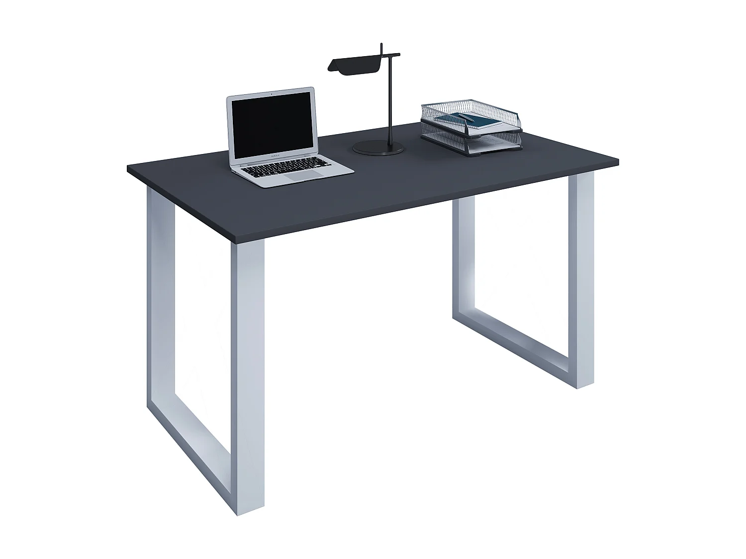 Desk Lona Silver / Anthracite H. 76 x W. 110 x D. 50 cm