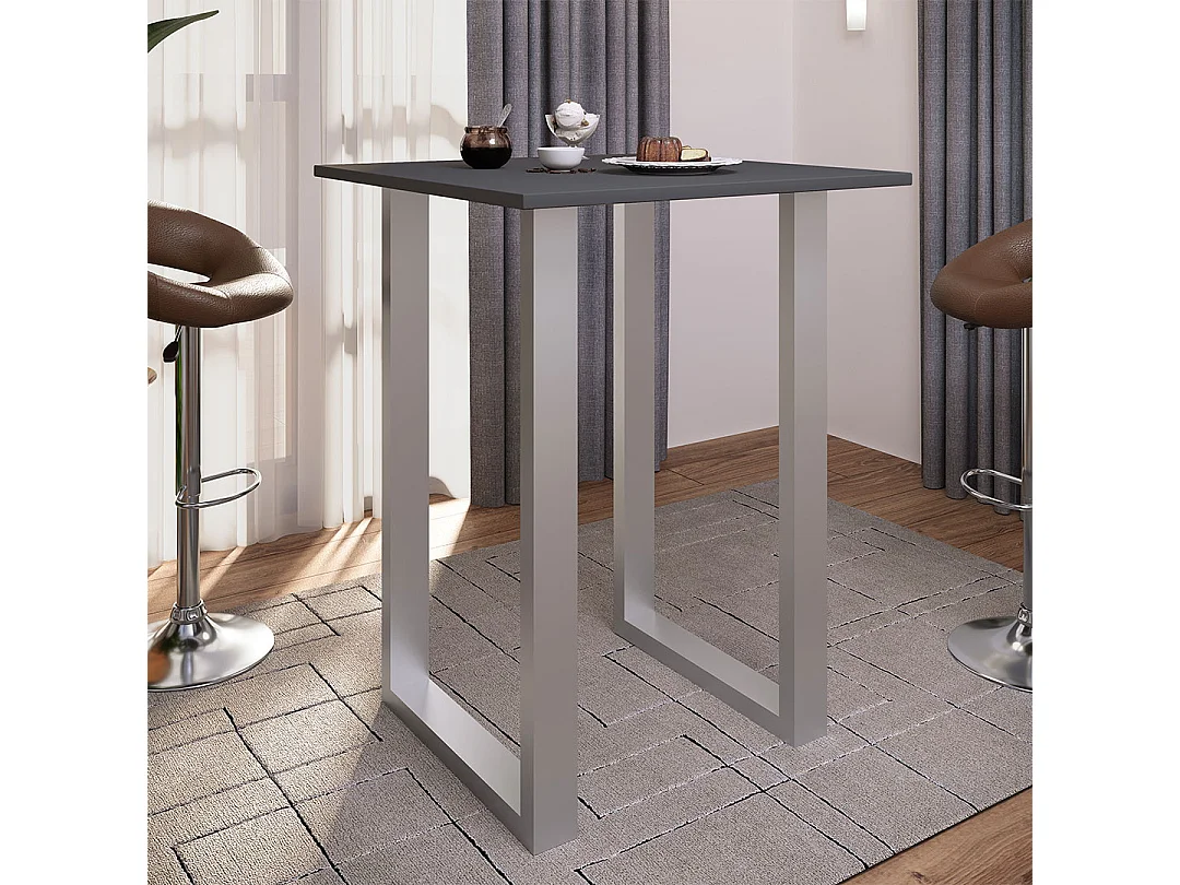 Houten bar tafel staande tafel Xona 80x80